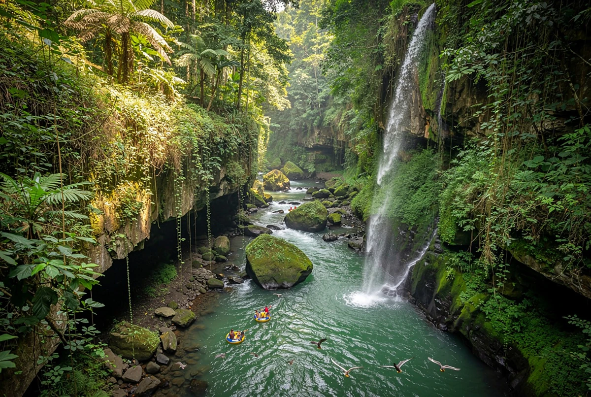Pakerisan Jungle River Tubing Adventure with Lunch Ubud Bali