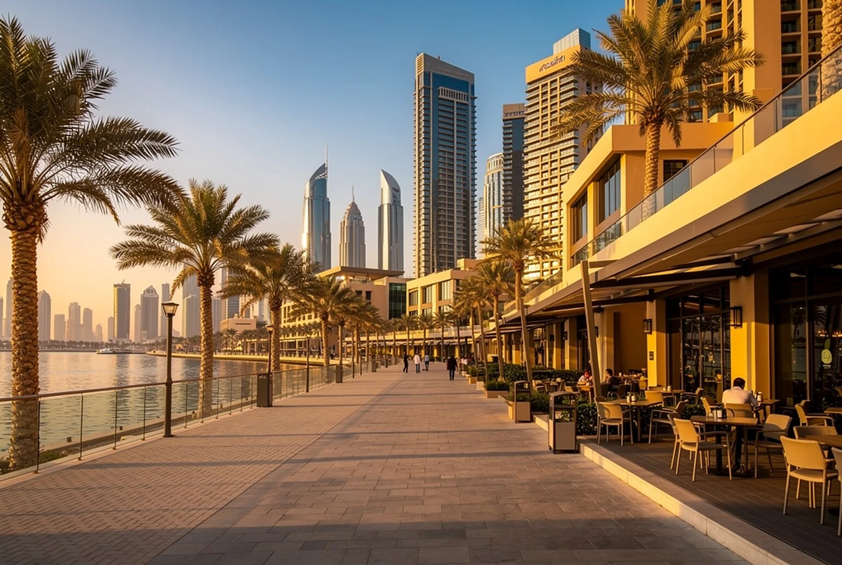 مطار دبي إلى دبي فستيفال سيتي