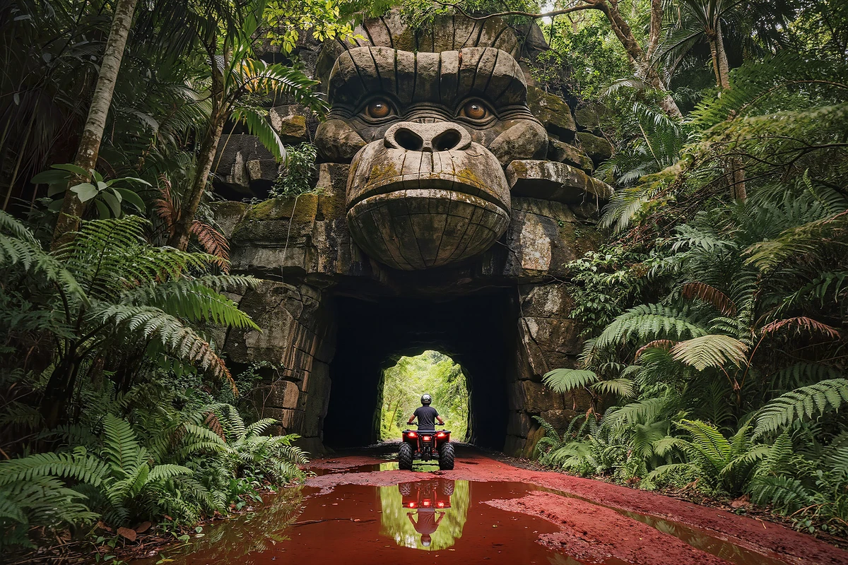 Ubud Gorilla Face ATV Ride & Ayung River Rafting Tour with Lunch Bali