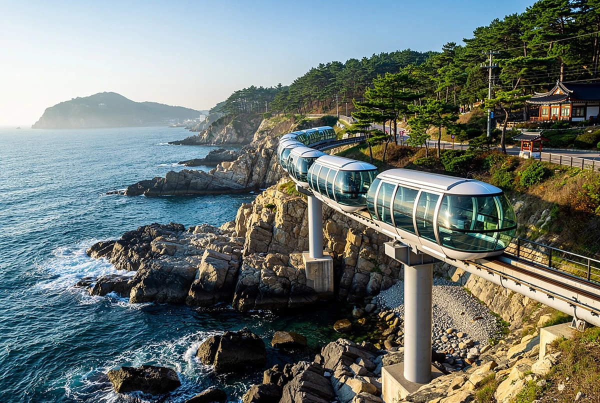 Busan Coastal Highlights Full Day Tour with Sky Capsule