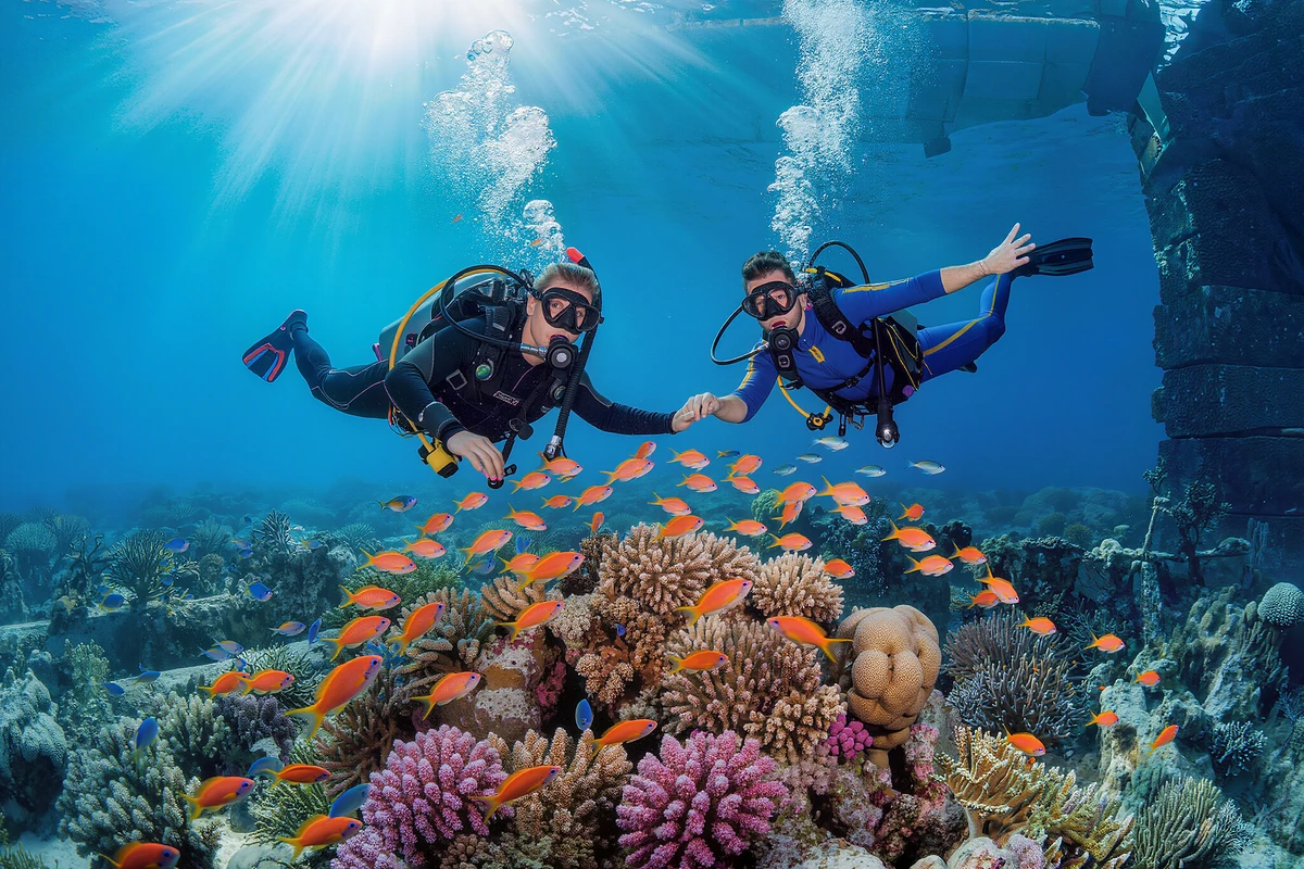 Beach Try Dive and Coral Reef Experience Sahl Hasheesh