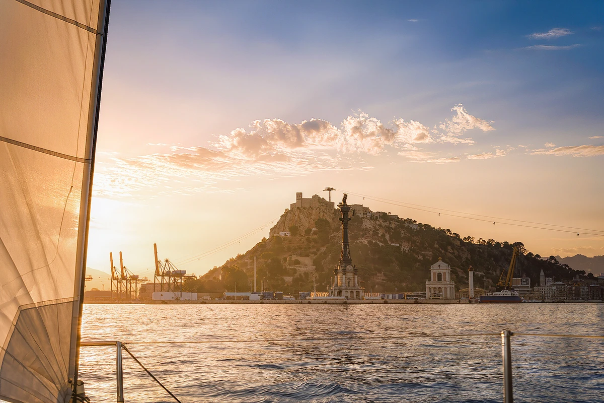 Daytime or Sunset Catamaran Cruise Along the Coast Barcelona