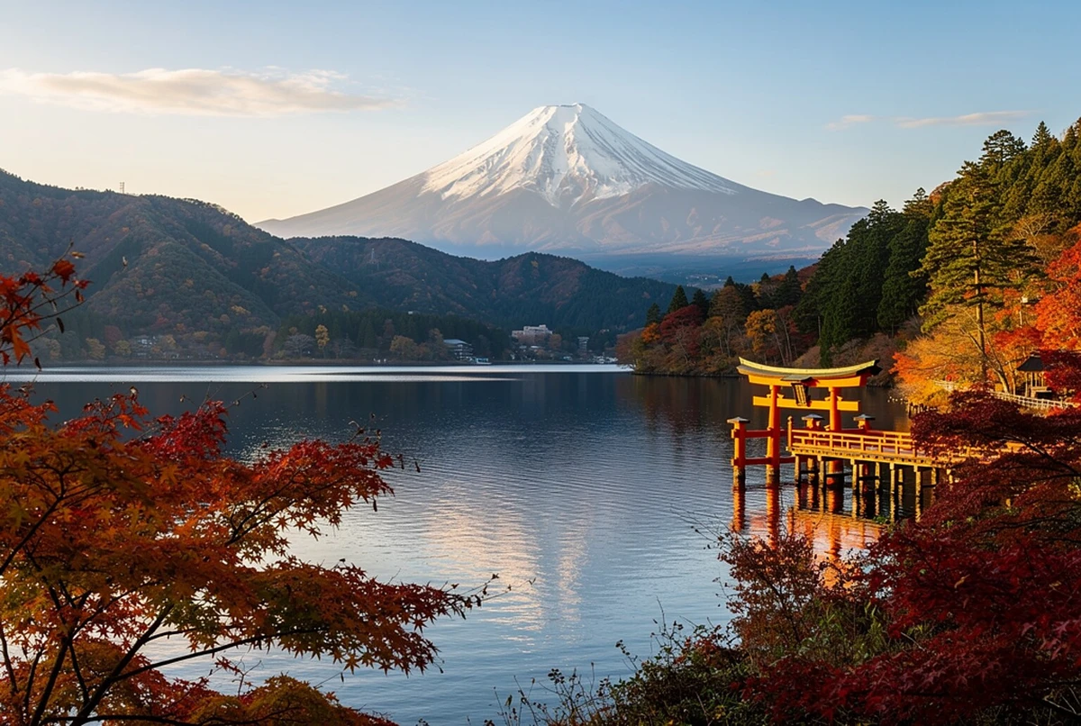 Train from Tokyo to Hakone