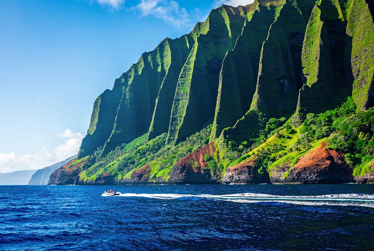 Na Pali Coast Zodiac Raft Sea Caves and Snorkel Tour Kauai