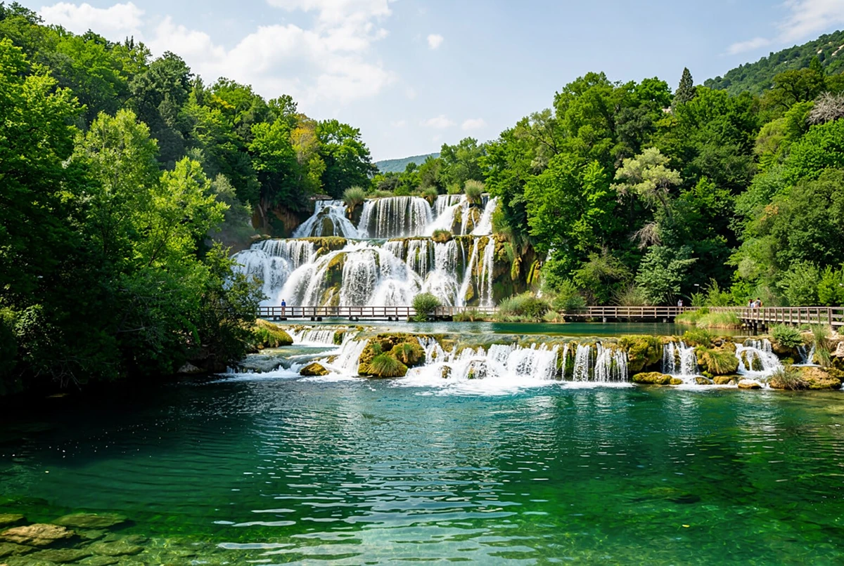 Krka Waterfalls Day Trip with Boat Cruise and Primosten Split
