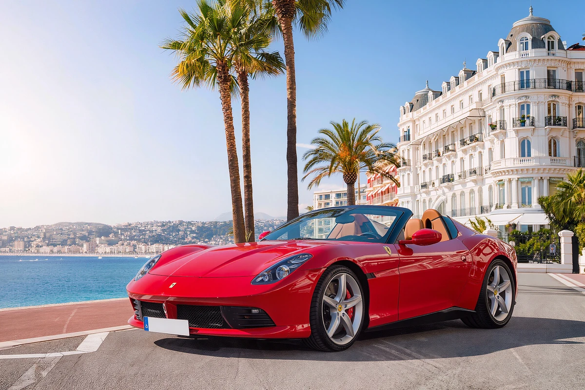Private Ferrari Guided Ride along the Roads of Cannes