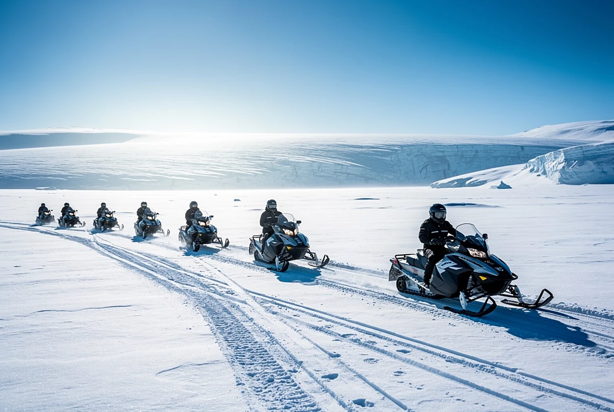 Golden Circle & Langjokull Glacier Snowmobile Day Trip from Reykjavik
