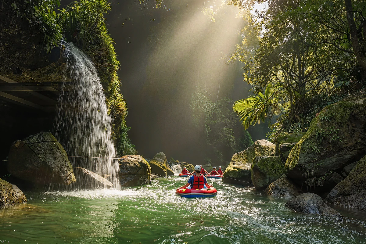 Pakerisan Jungle River Tubing Adventure with Lunch Ubud Bali