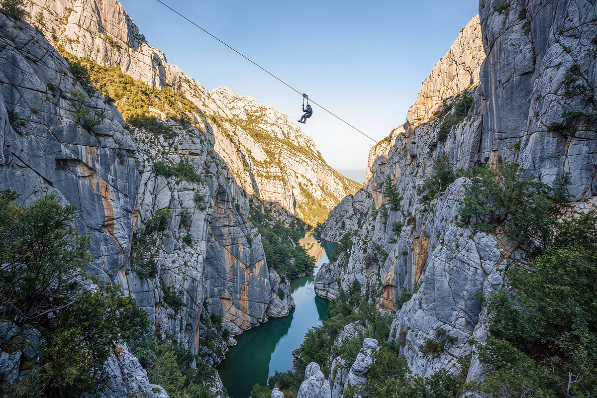 Omis Zipline over the Cetina Canyon