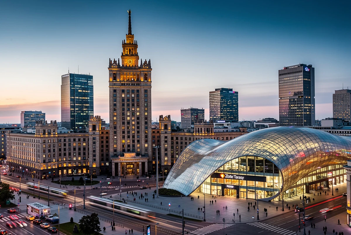 Warsaw Airport to Train Station