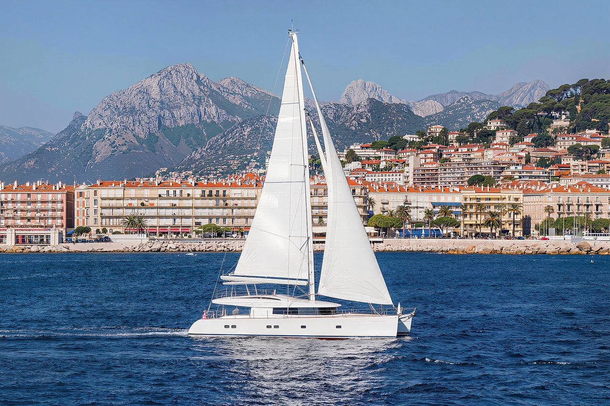 Full-Day Catamaran Cruise with Lunch from Cannes