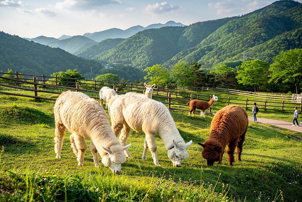 Alpaca World, Nami Island & Rail Bike or Garden Day Trip from Seoul