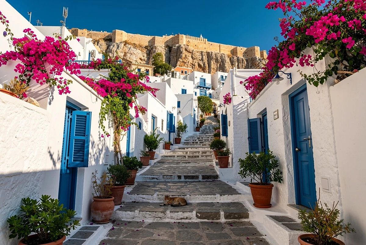 مطار أثينا إلى بلاكا