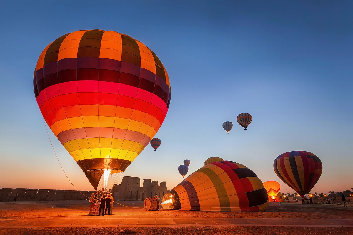 Luxor Sunrise Hot Air Balloon Ride over the West Bank