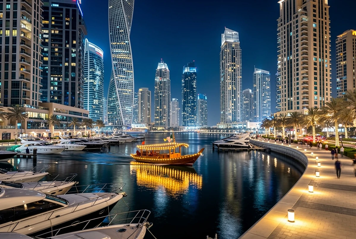 مطار دبي إلى مارينا