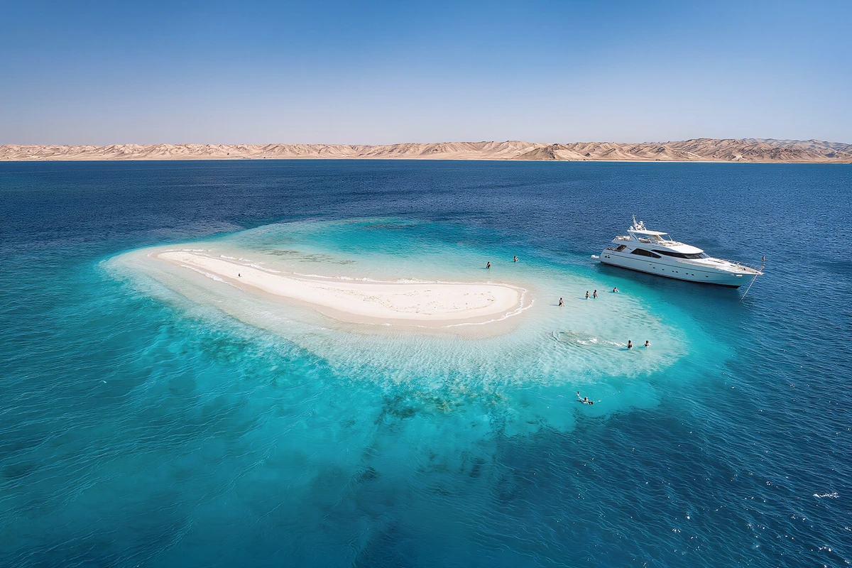 Ras Mohamed & White Island Snorkelling Yacht Cruise with Lunch Sharm El Sheikh
