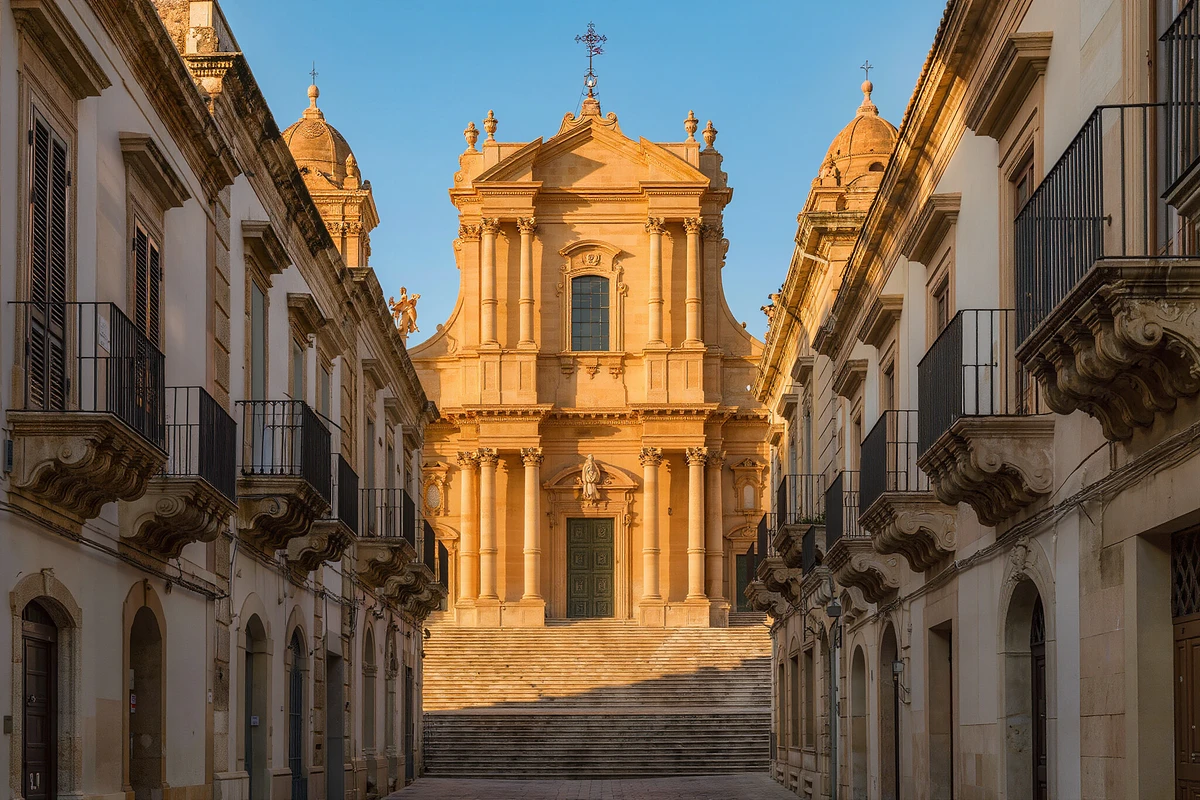 Syracuse Ortigia and Noto Day Tour with Brunch from Catania