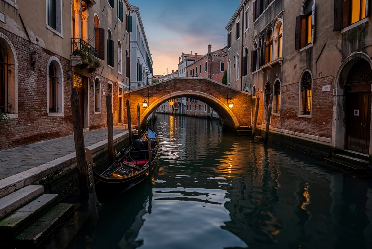 Private Gondola Ride Through Hidden Canals Venice