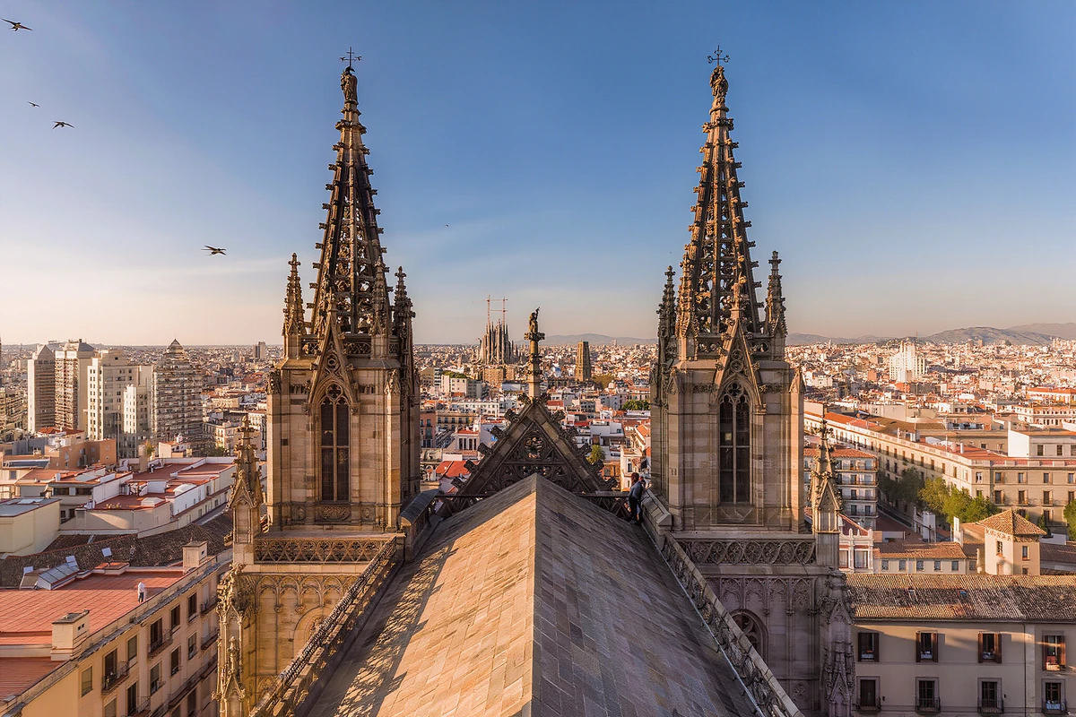 Barcelona Cathedral Entry Tickets with Rooftop & Cloister