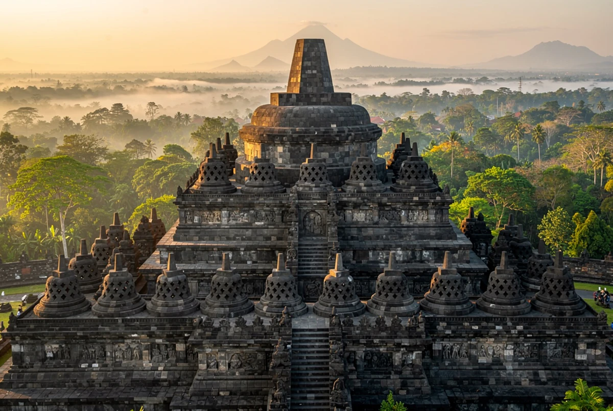 Borobudur Sunrise, Merapi Volcano and Prambanan Day Tour Yogyakarta