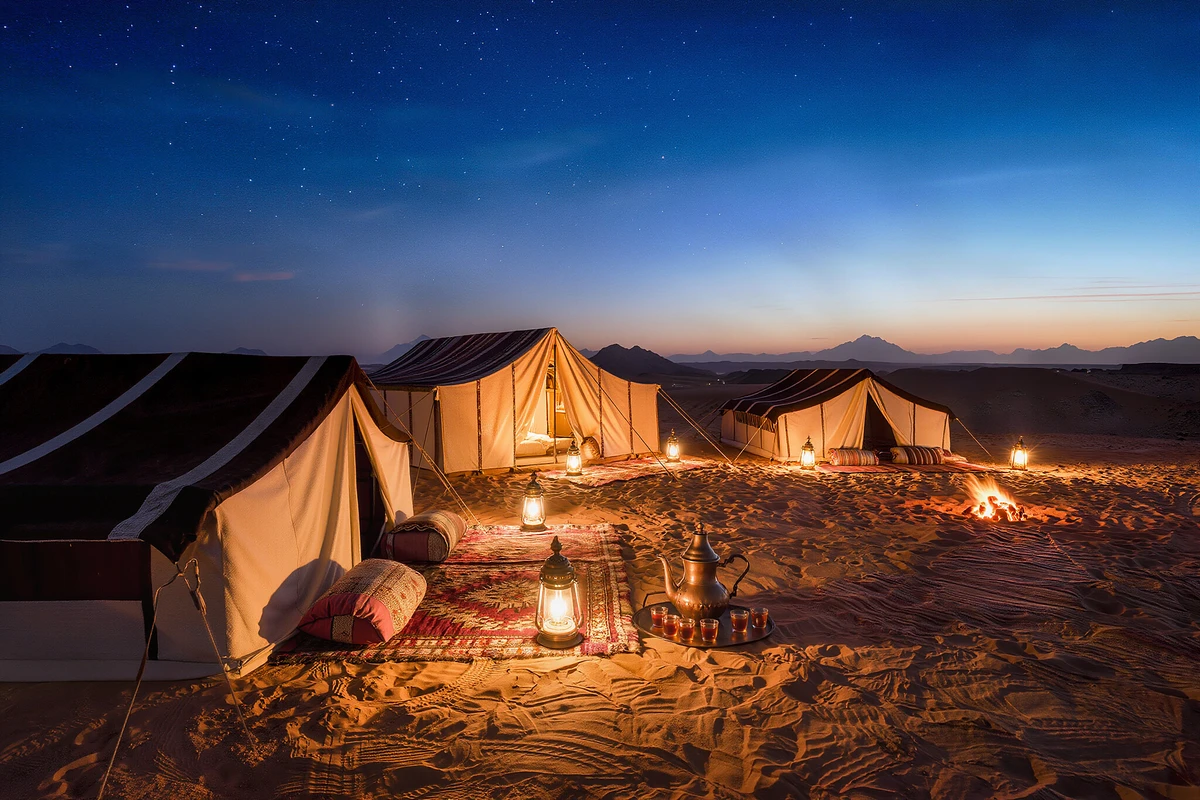 Desert Oasis Sunset Tour with Camel Ride & Stargazing Hurghada