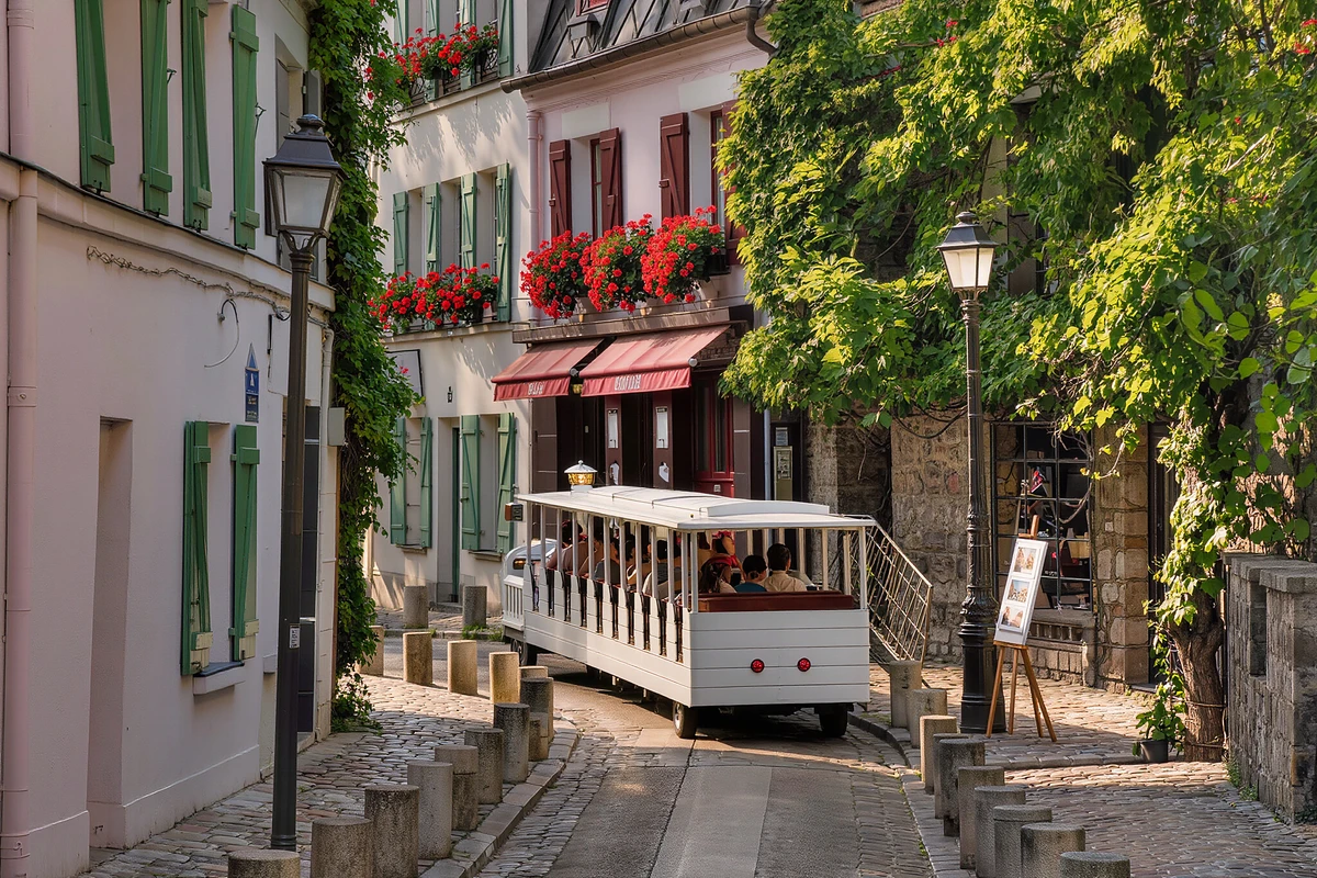 Montmartre Tourist Train Ride with Optional Seine Cruise Paris
