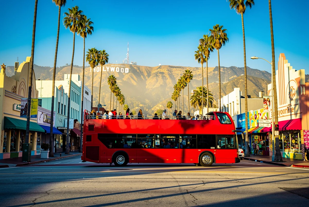 Los Angeles Hop-On Hop-Off Open-Top Bus Tour with Audio Guide