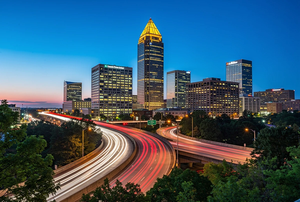 Atlanta City Highlights Trolley Tour with Live Guide