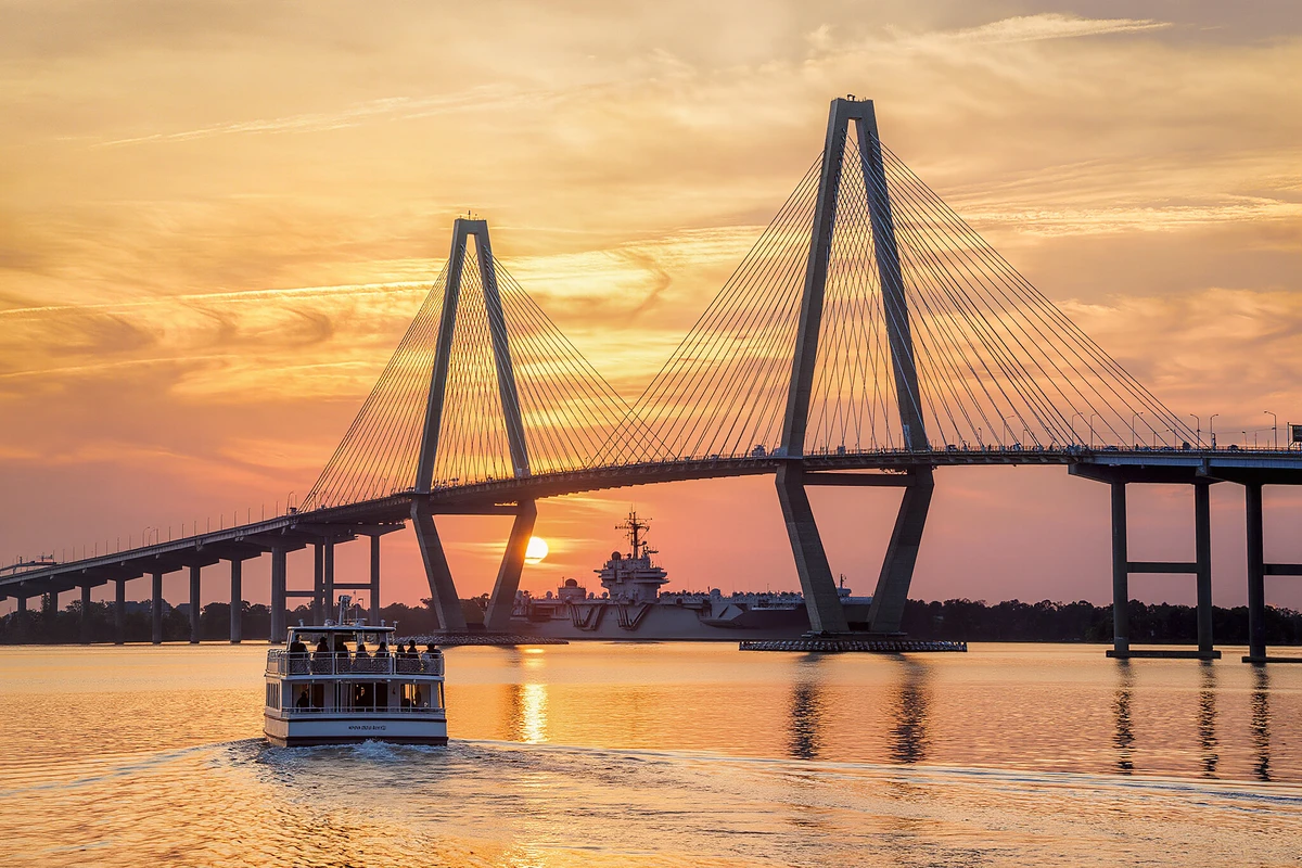 Charleston Historic Harbor Cruise Daytime or Sunset