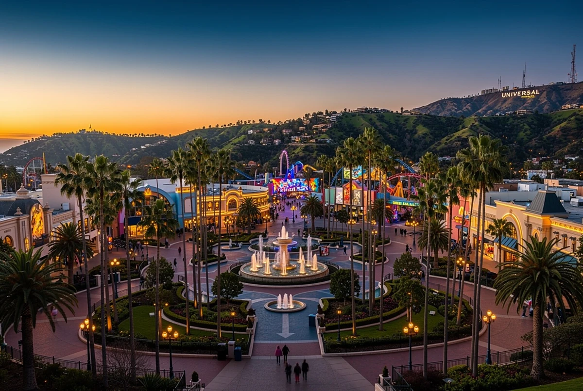 Los Angeles to Universal Studios
