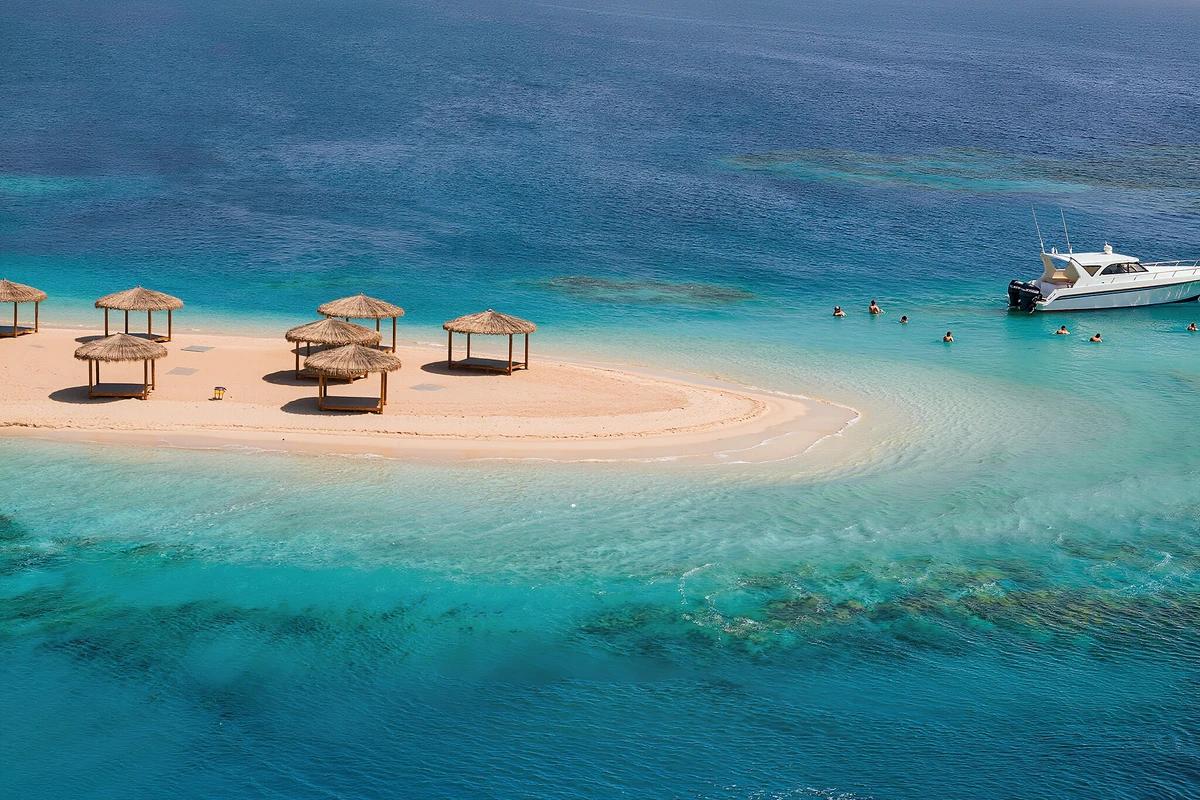 Sea Taxi Speedboat to Orange Bay or Magawish Island Hurghada