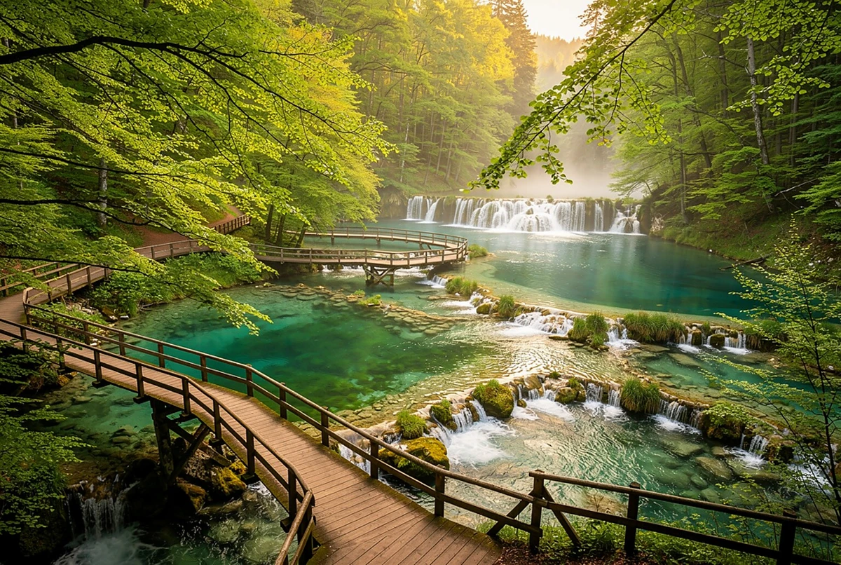 Plitvice Lakes and Rastoke Guided Day Trip from Zagreb