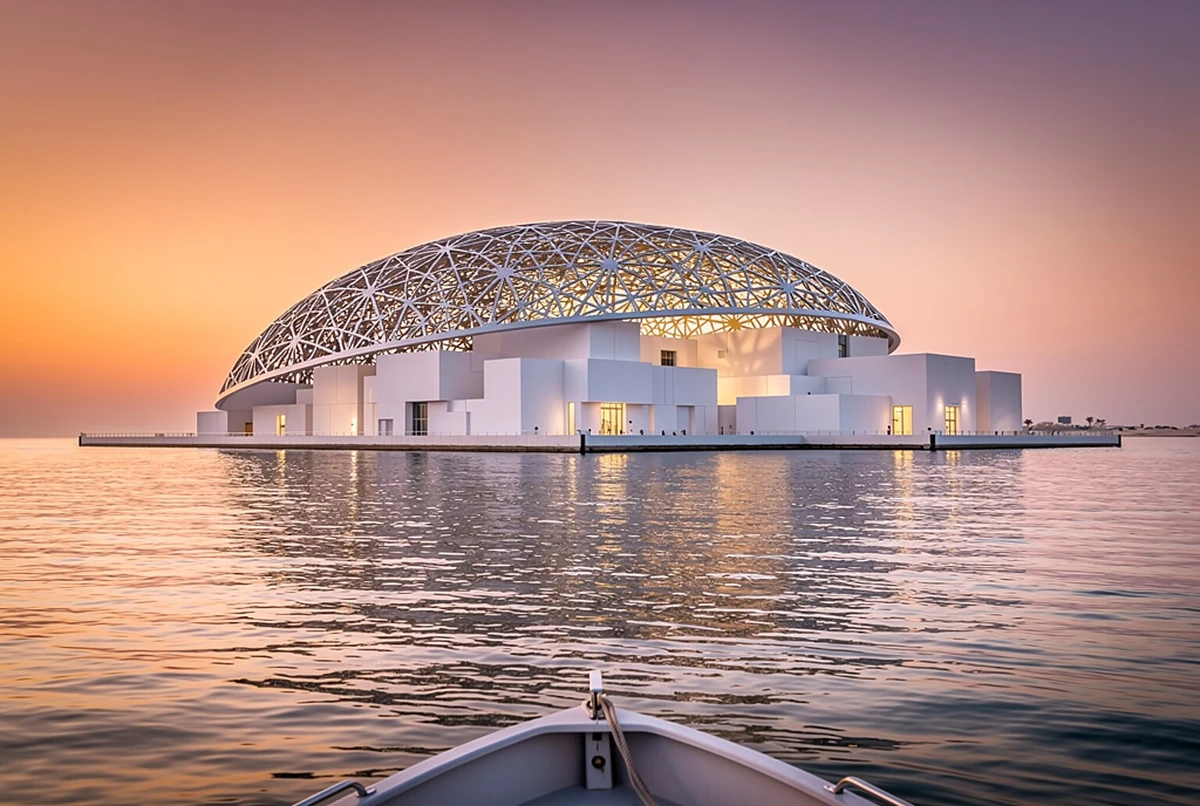 مطار دبي إلى جزيرة السعديات