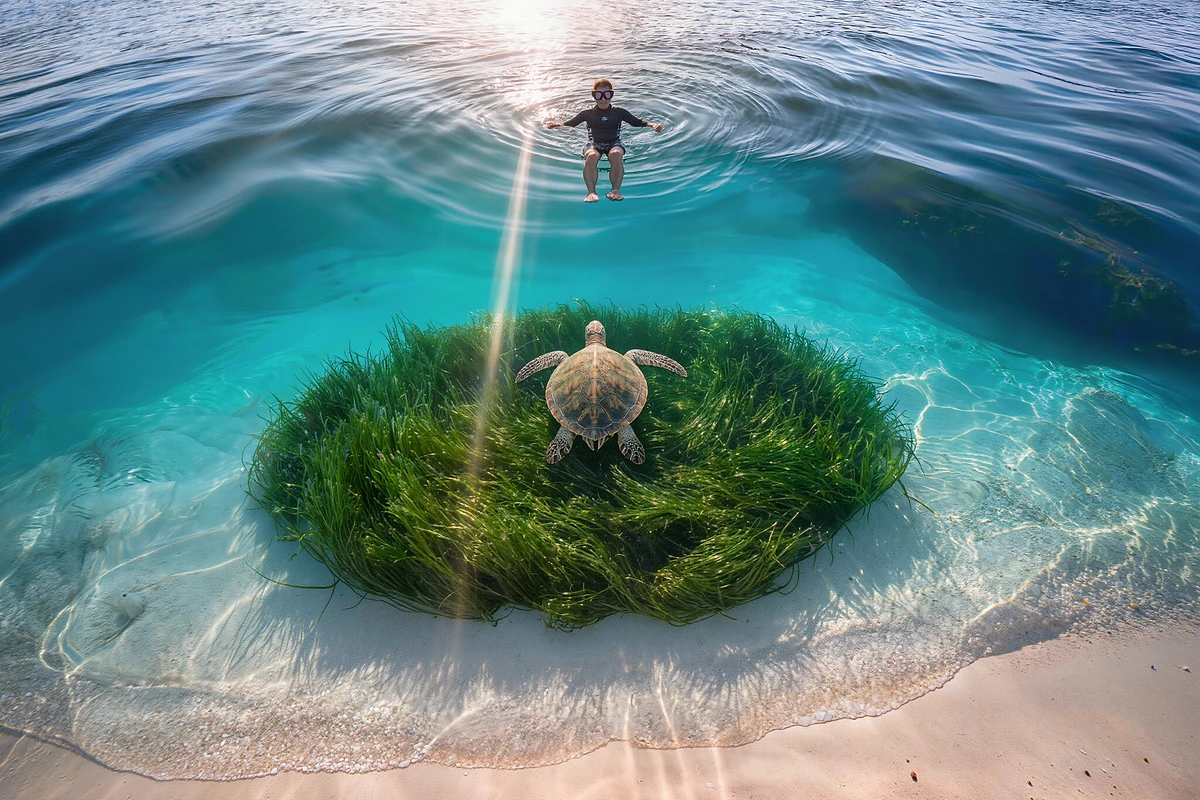 Sea Turtle Snorkelling Trip at Marsa Mubarak Marsa Alam