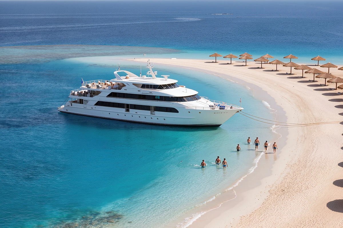 Luxury Orange Bay Island Cruise with Snorkelling and Lunch Hurghada