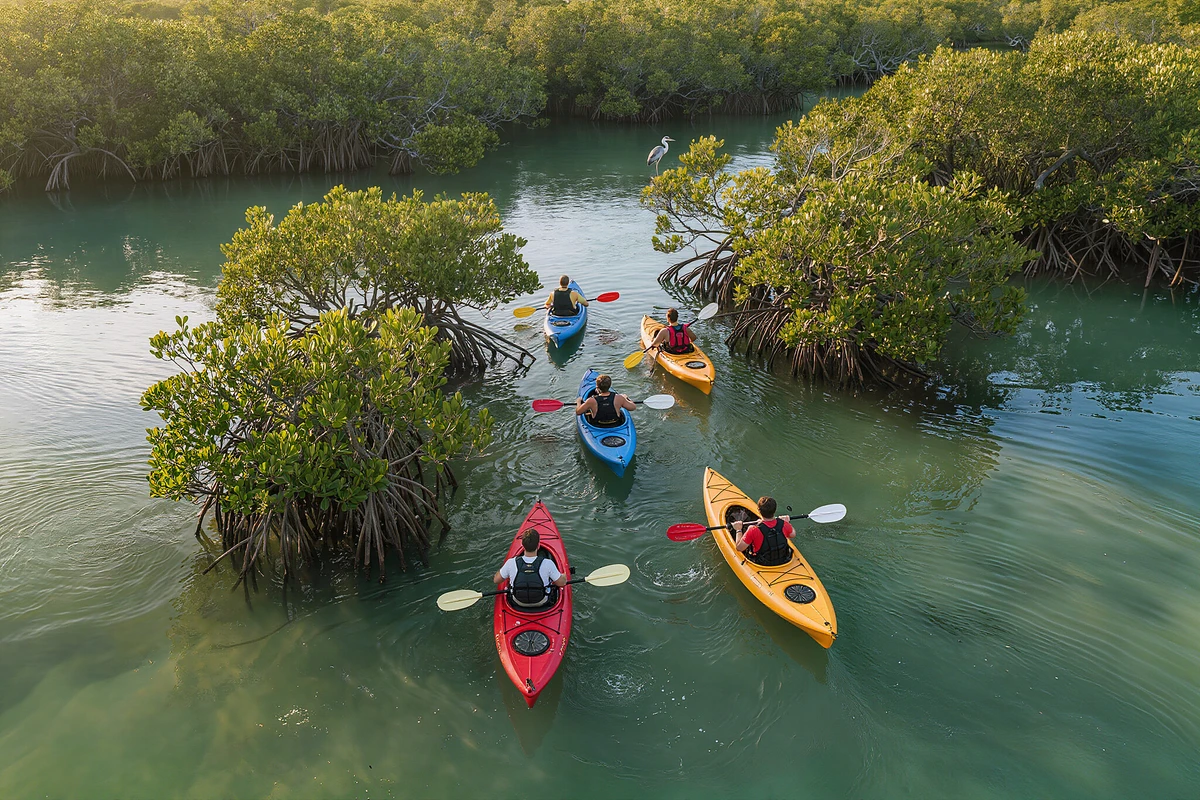 Sandbar Excursion and Kayak Tour with Lunch Key West