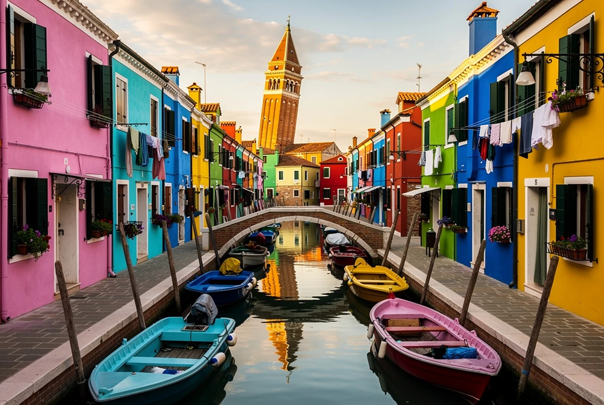 Ferry from Venice to Murano and Burano