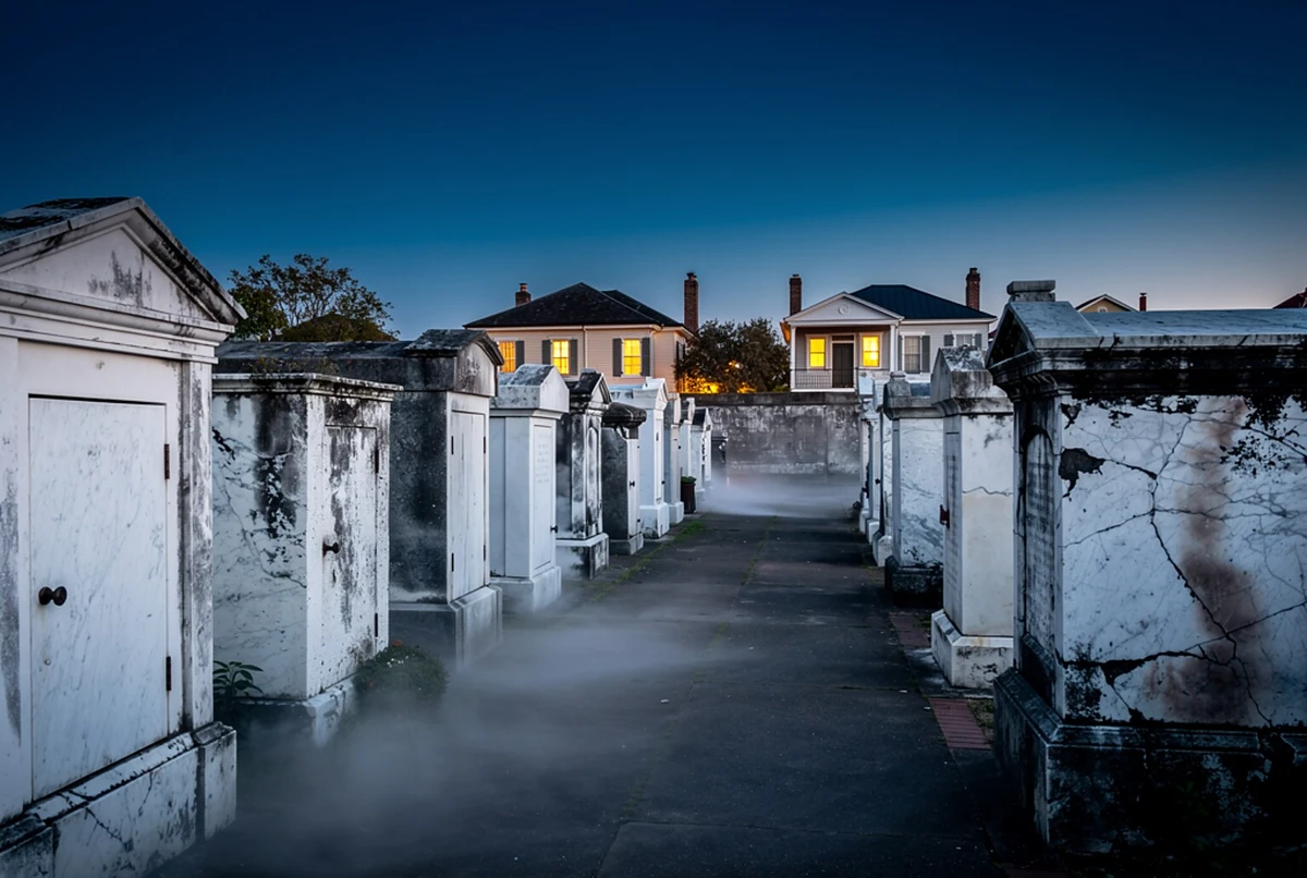 Haunted Night Bus Tour with Cemetery Visit New Orleans