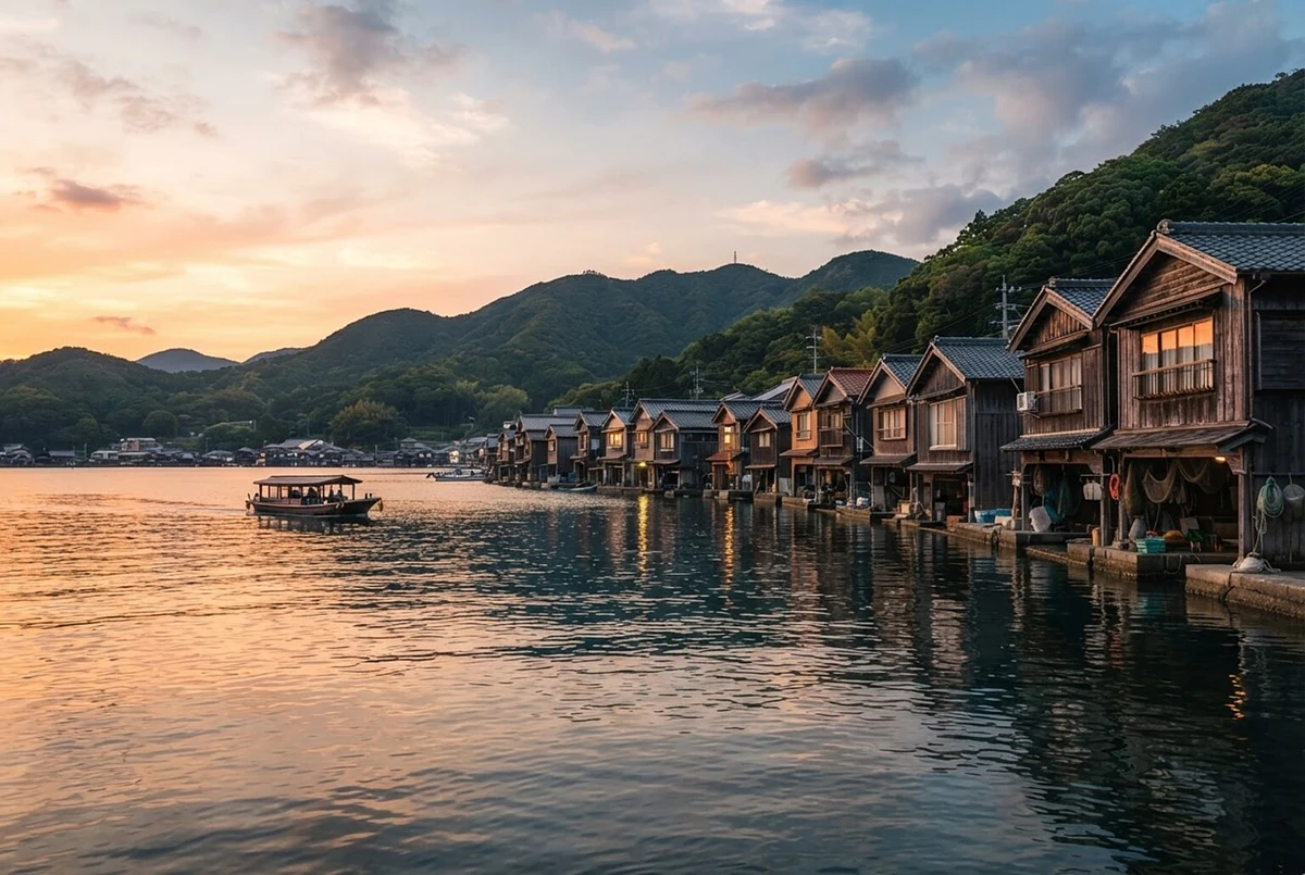 Amanohashidate and Ine Funaya Boathouses Day Tour Kyoto