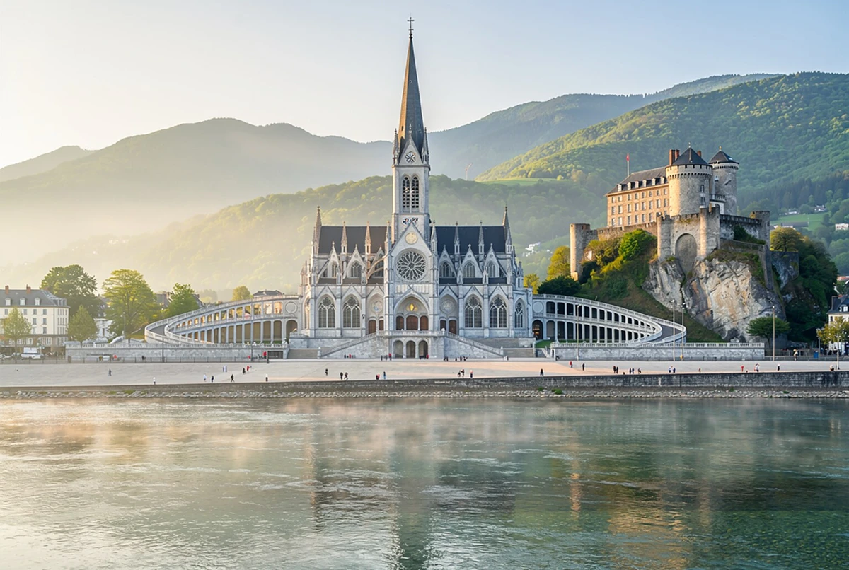 Train from Paris to Lourdes