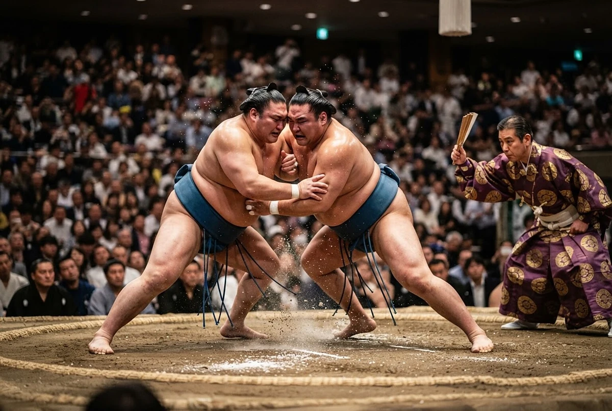 Grand Sumo Tournament Tour with Chair Seat Tickets at Ryogoku Tokyo