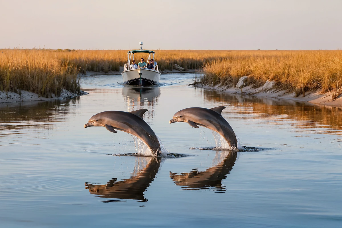 Tybee Island Dolphin Cruise Day Trip from Savannah