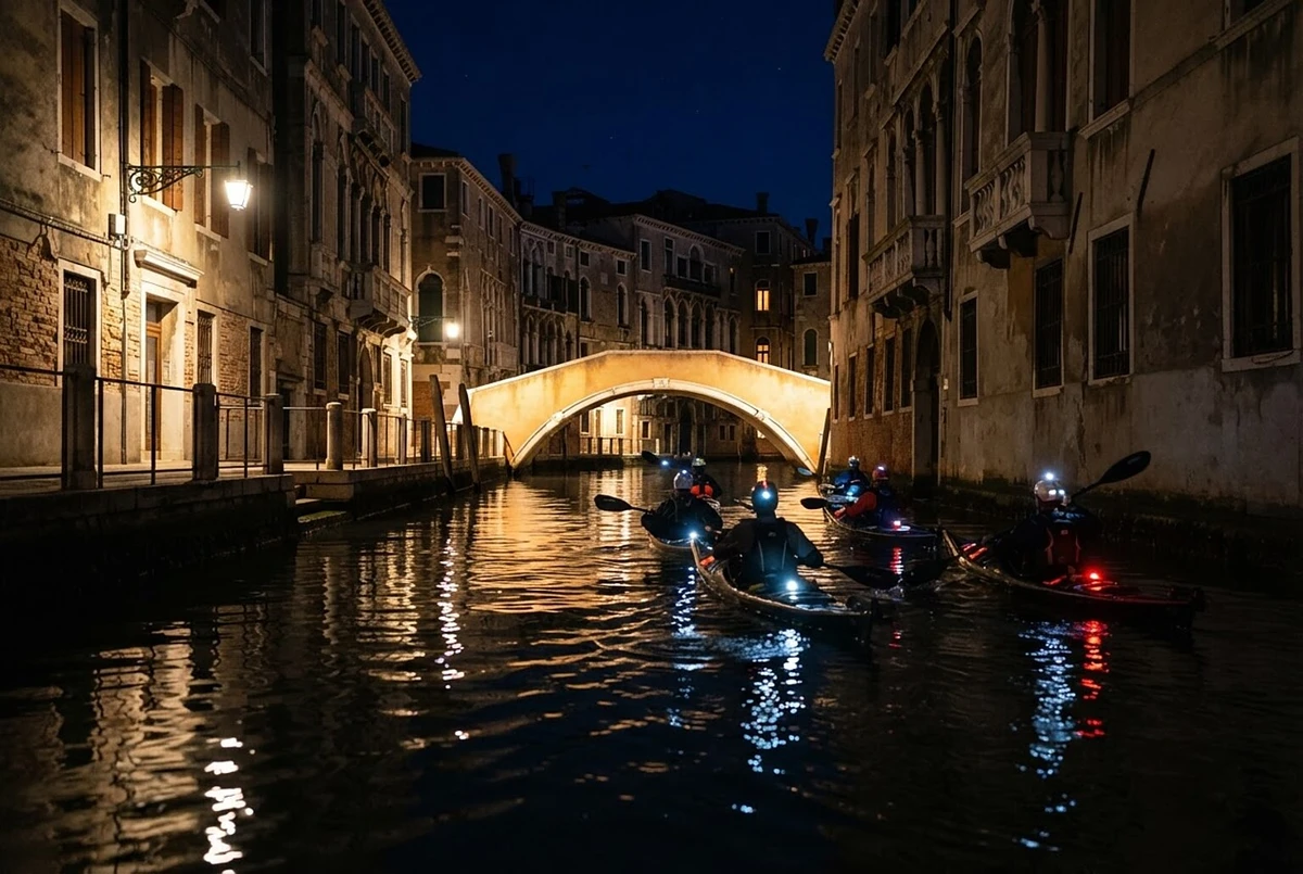 Venice Canals Guided Kayak Tour by Day, Sunset or Night