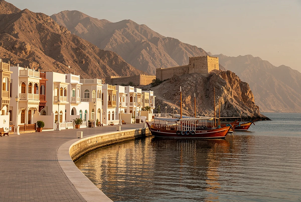 دبي إلى مسقط