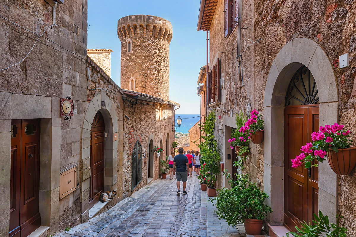 Tossa de Mar Day Trip from Barcelona with Old Town Walk & Beach Time