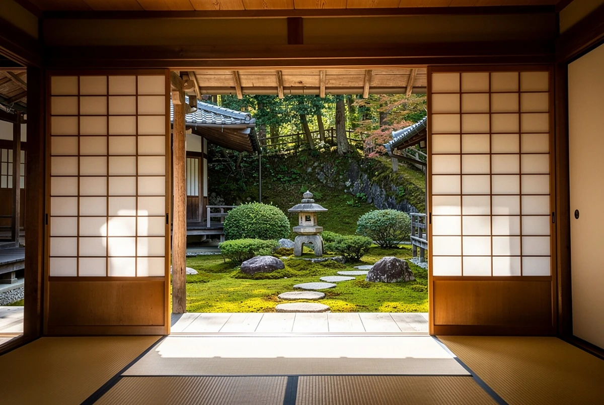 Tea Ceremony in a Garden Tea House near Kiyomizu-dera Kyoto