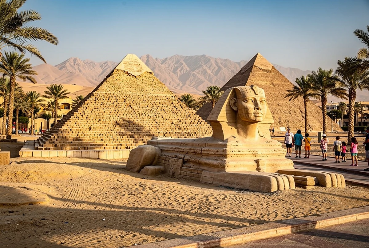 Mini Egypt Park Tickets with Guided Tour & Hotel Transfers Hurghada