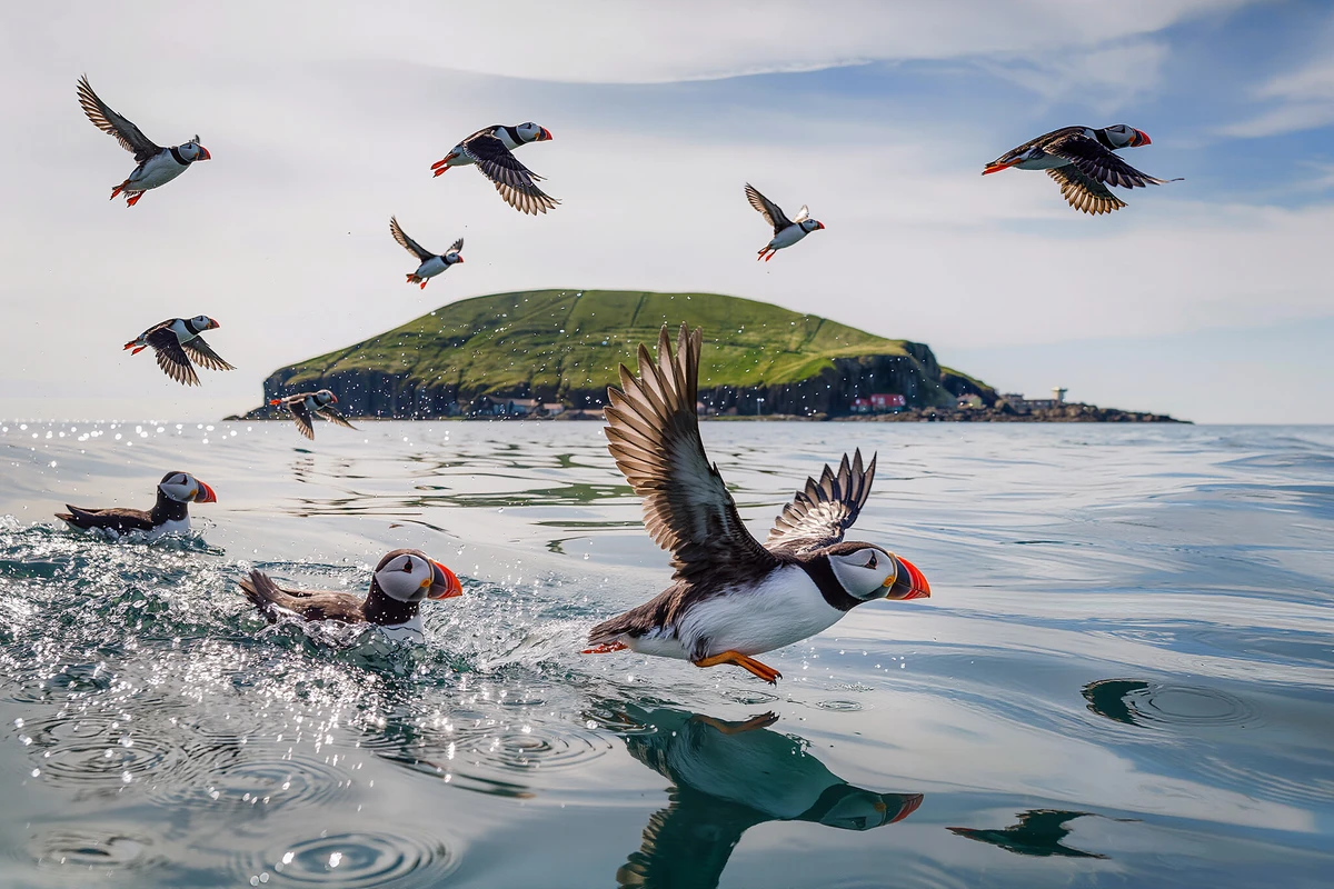 Puffin Watching Boat Tour to Lundey & Akurey Islands Reykjavik