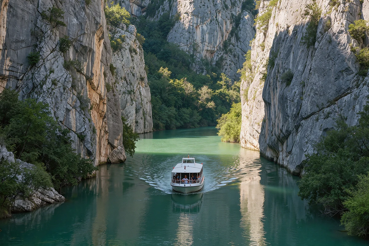 Cetina River Boat Tour and Nature Park Visit Omis
