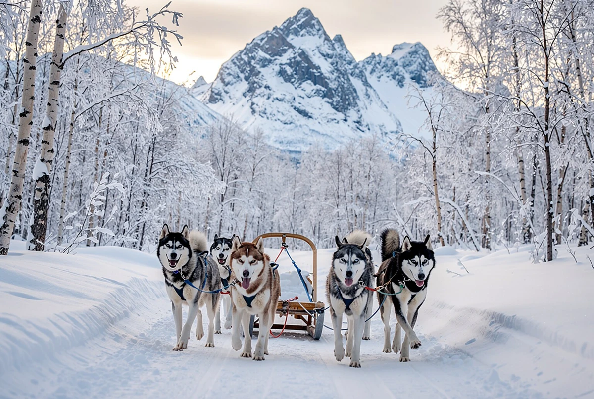 Self-Drive Husky Dog Sledding Adventure Tromso